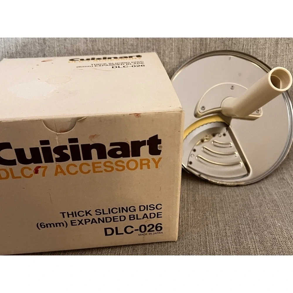 NOS Cuisinart DLC-026 Thick Slicing Disc 6mm Blade DLC-7 Food Processor Japan